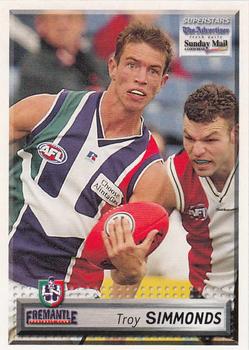 2003 Select The Advertiser-Sunday Mail AFL #109 Troy Simmonds Front